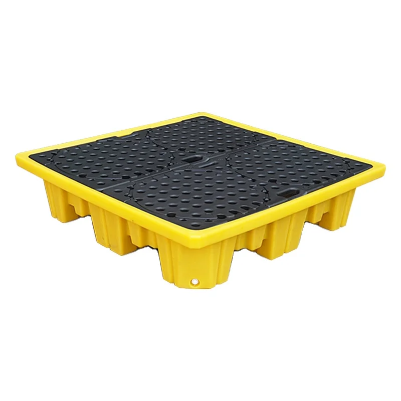 4 drum spill pallet chemical storage spill tray pallets stack price for chemical response spill kit pallet