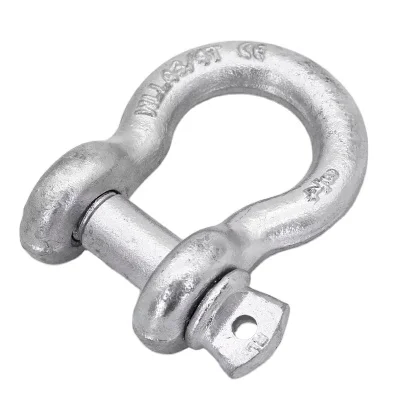 Heavy Duty U.S. Type shackle Forged Screw Pin Marine Rigging Shackle
