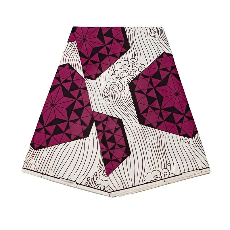 Hi target cotton wax print fabric for nice wind coat