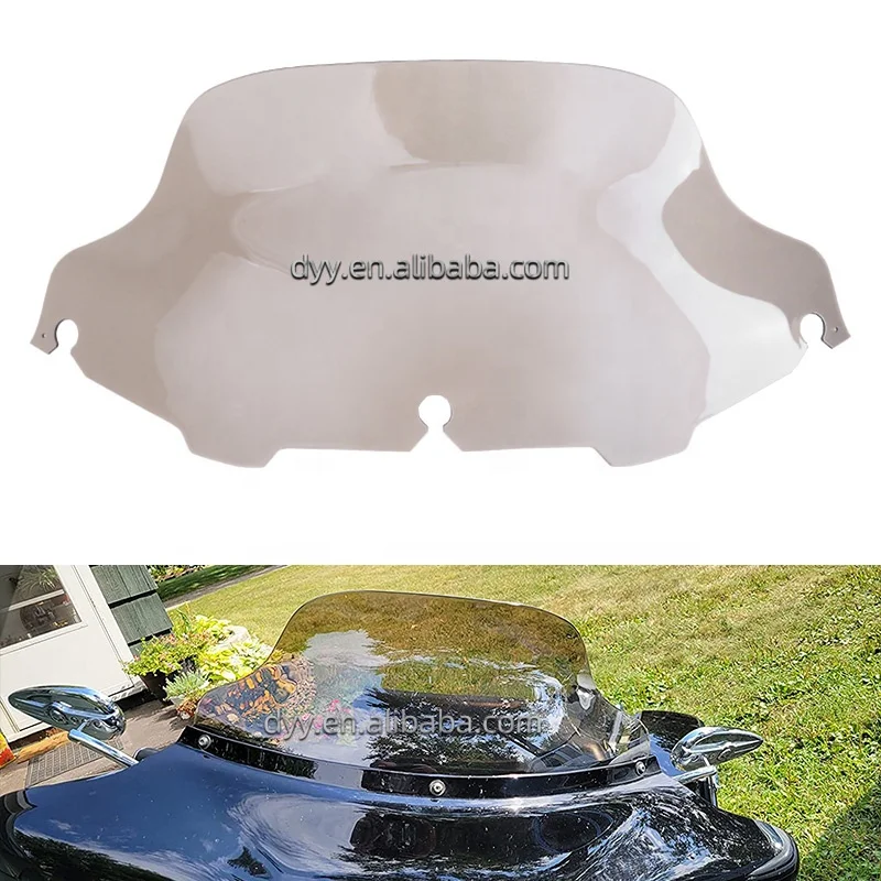 Newest High Quality 8' Material Plastic Motorcycle Windshield Protection Accessories Wind Deflector 1996-2013