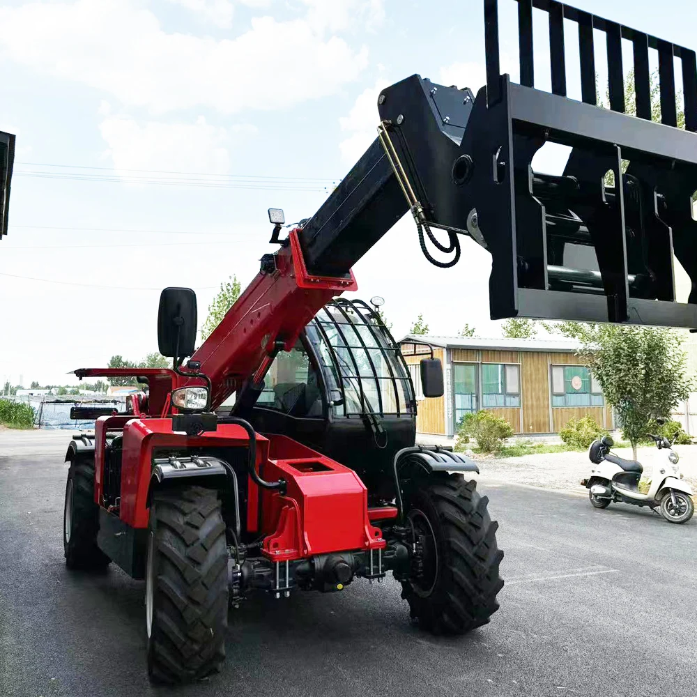 18m telescopic handler forklift custom cargo fork  3.5tons diesel forklift  telehandller price all terrain forklift 5ton
