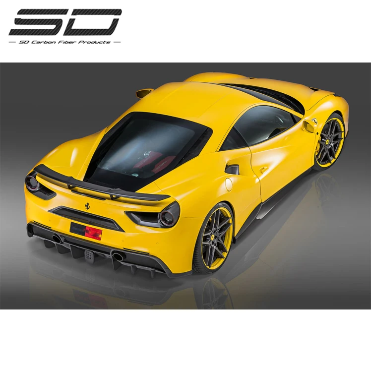 NOVITEC стиль сухое углеродное волокно Корпус наборы для Ferrari 488 GTB