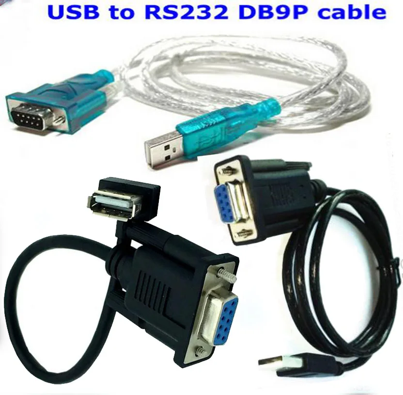 USB To DB9 Male Serial Adapter Cable Rs232 Db9 Male To Usb Adapter pl2303 chip