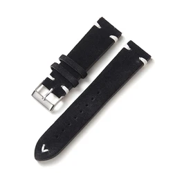 Personalized color matching patchwork leather grind strap switch fast release strap for Zuma watchband 22/20mm watch part