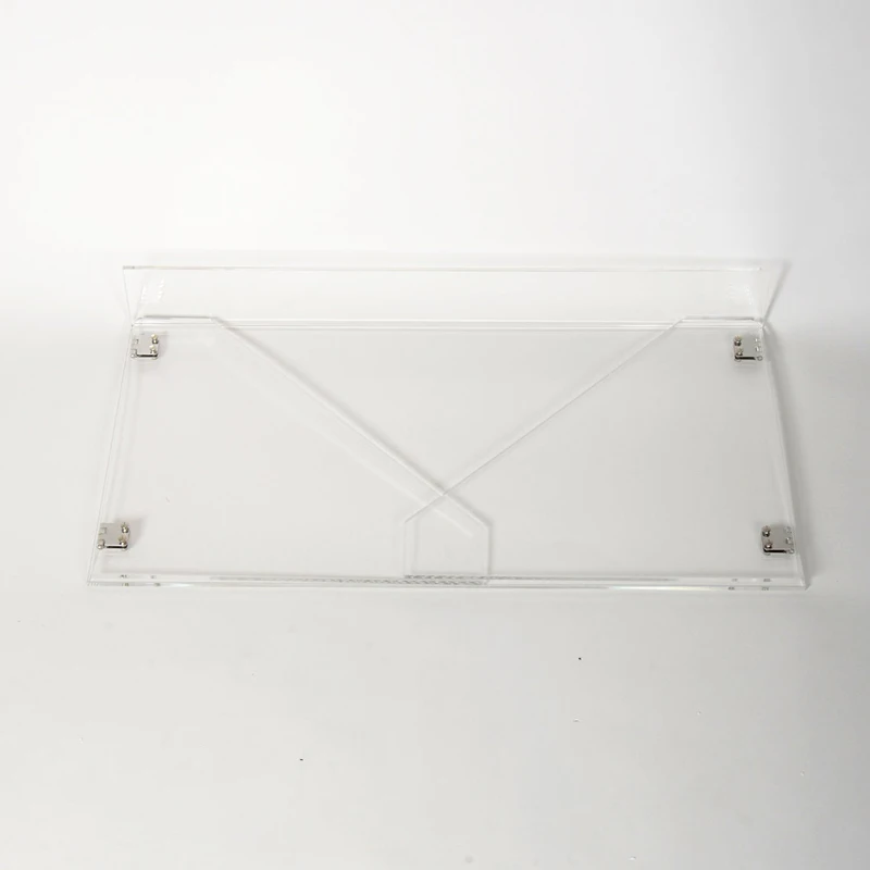 Multifunctional Acrylic Cupcake Display Case with Flip Lid Clear Lucite Food Storage Box