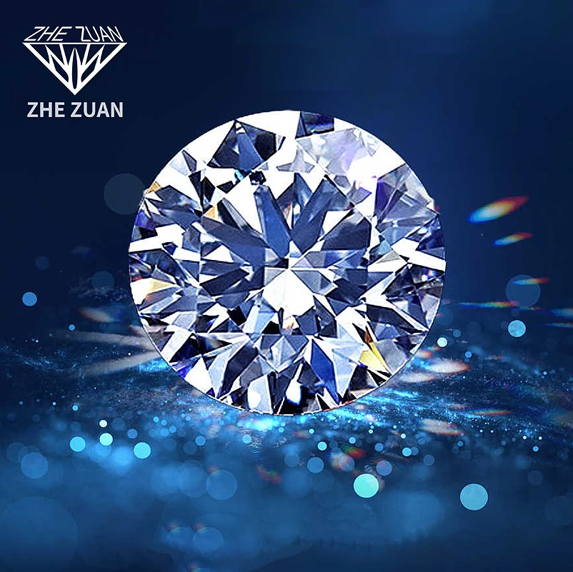 Custom 1 Carat Engagement Diamond Ring 18K Gold with Laboratory Grown round Brilliant Cut Artificial Diamond Brilliant Cut