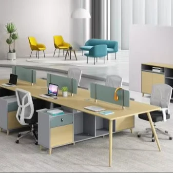 МДФ исполнительный менеджер модульный Конференц-зал офисная мебель для сотрудников Рабочий стол рабочего стола