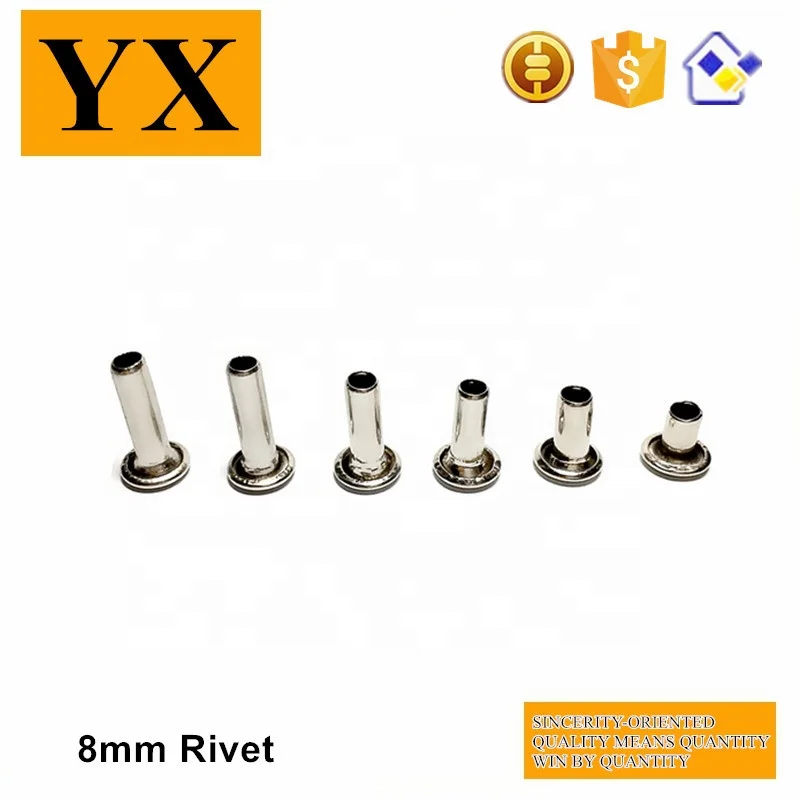 Металлические заклепки для шлема разного размера 8 мм, металлические заклепки хорошего качества