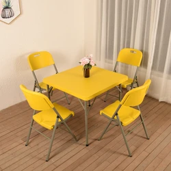 4ft Cheap Outdoor Square Plastic Folding Table And Chair