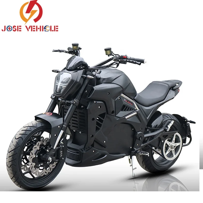 JOSE 8000w mid drive belt /chain drive rear single arms motor 150km/h Adult high speed racing electric motorcycle