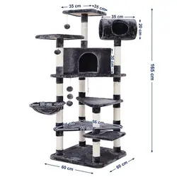 New Design Kitten Cat Scratcher Board Cat Climbing Frame Plush Rope Toy Cat Tree Tower