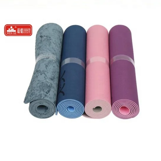 Hot selling TPE yoga mats that can exercise