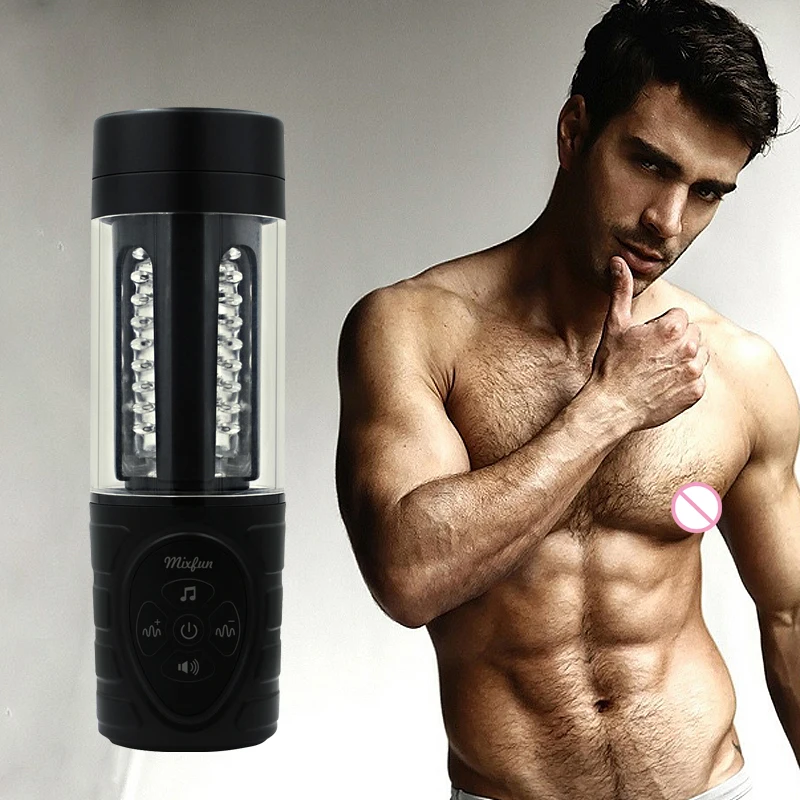 Quaige High-end High-speed Rotation Male Masturbation Cup with 7 Speed Modes Automatic Masturbator Men Handsfree