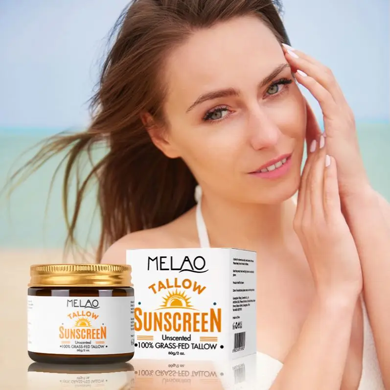 Latest Design Natural & Zinc Oxide, Water Resistant, Non-greasy Formula For Face And Body Sunscreen Beef Tallow Bulk