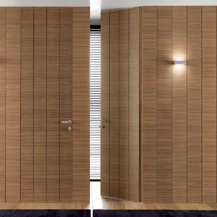 Silent design high-end interior slab doors custom hidden wall door with lock