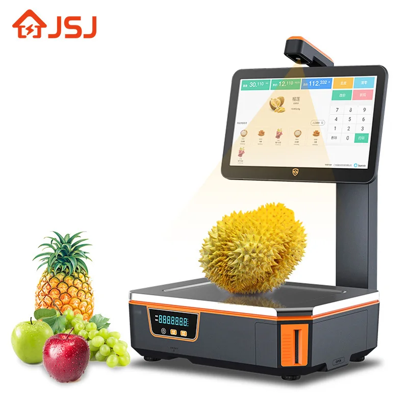 Pos Cash Drawer Pos Terminal Windows Point Of Sale System Eetail Touch Screen Pos System Mechanical AI Label Scale