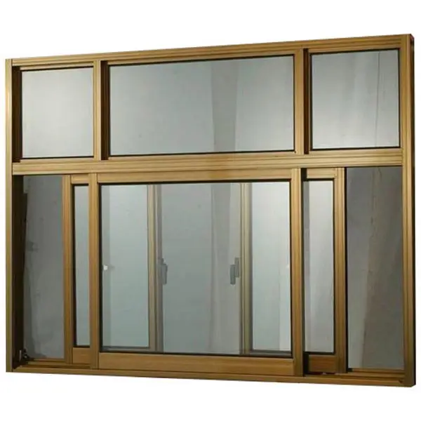 European Standard double glass aluminium window sliding windows for houses
