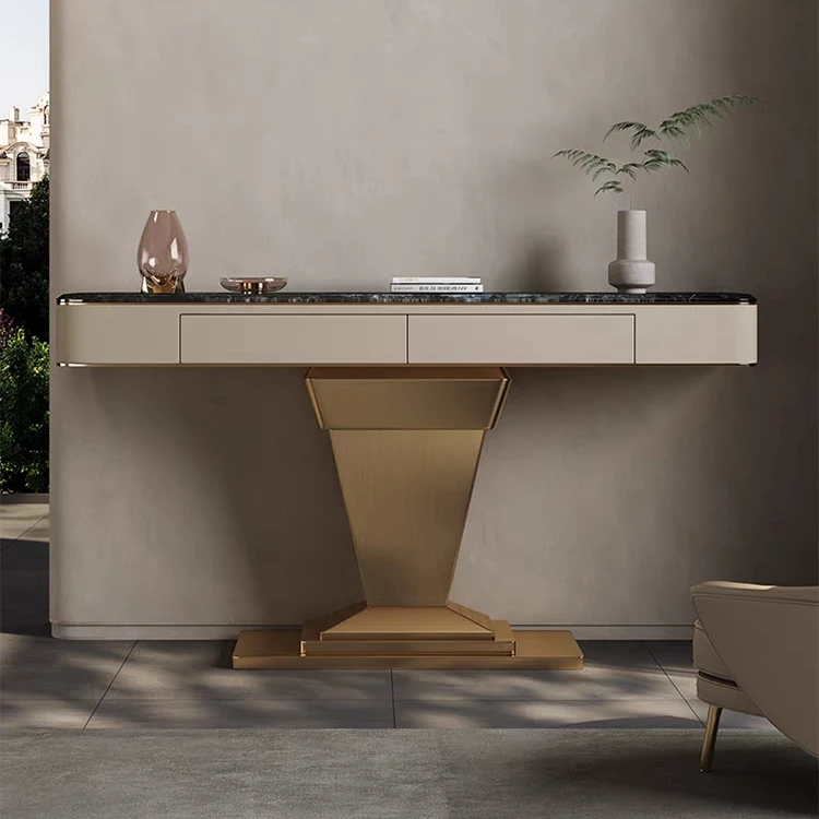 NOVA table de console noir gold home furniture console table luxury modern living room consol table for villa