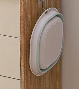 Portable silicone wash basin plastic foot bath basin multi-purpose basin