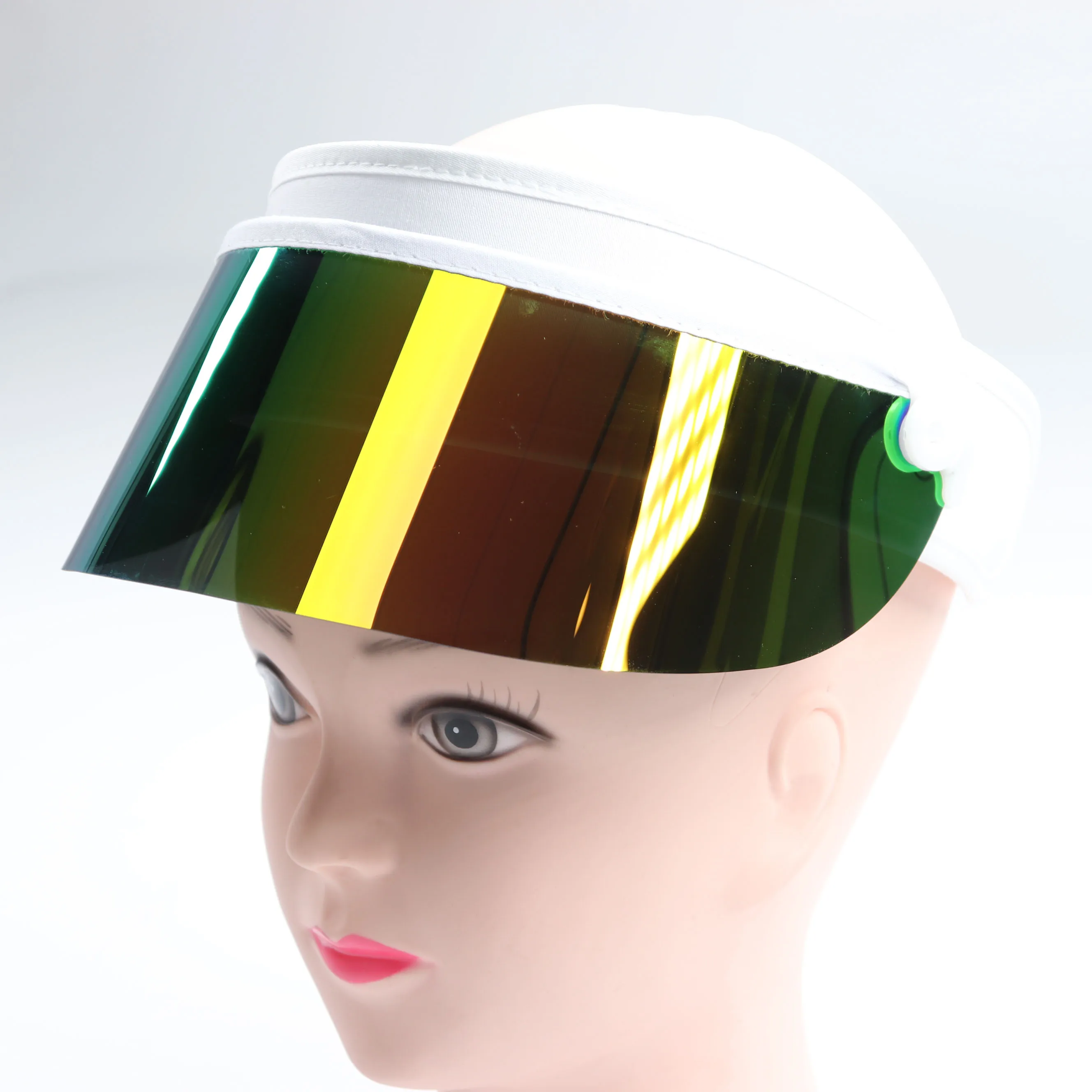 Sun Visor Hat Cap 360 Rotation Summer Outdoor UV Protection Headband Solar Face Shield Hat