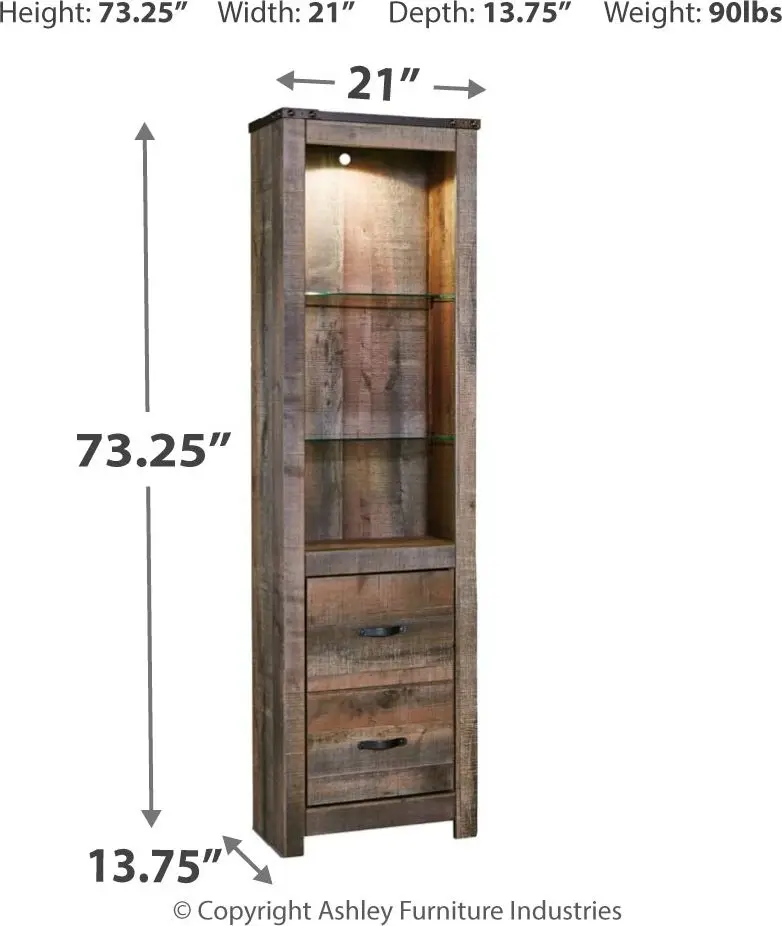 2023 new Gray - 4-Piece Entertainment Center With LG TV Stand