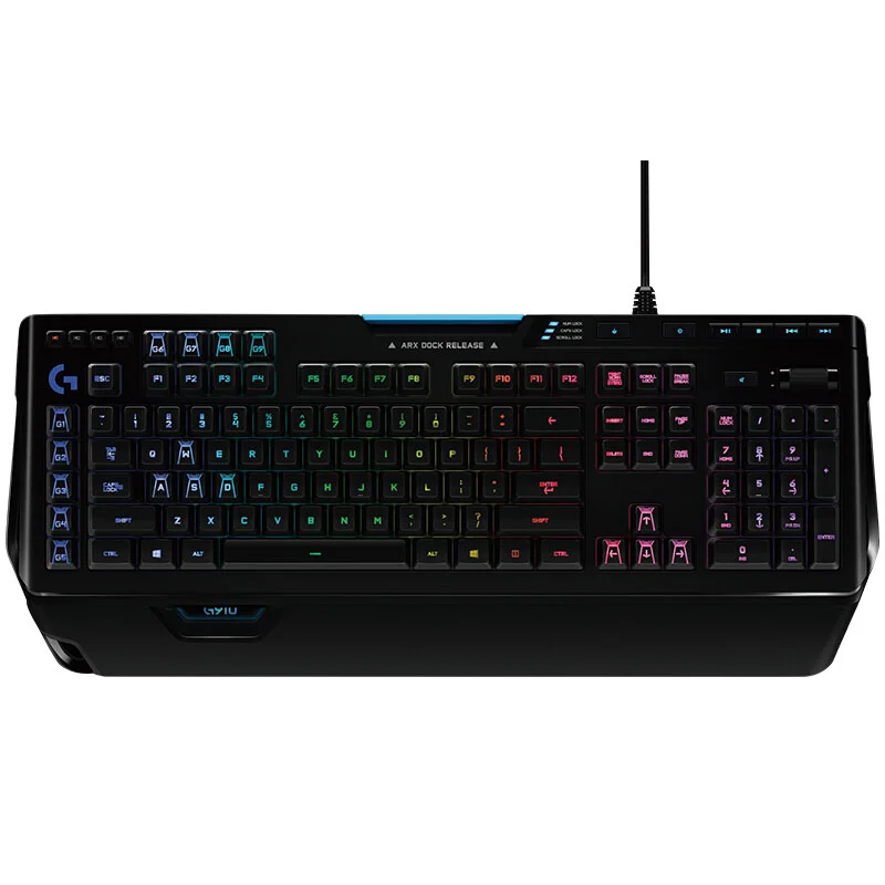 original Logitech G910 Black Wired Game Mechanical Keyboard RGB Backlight Keyboard professional gaming