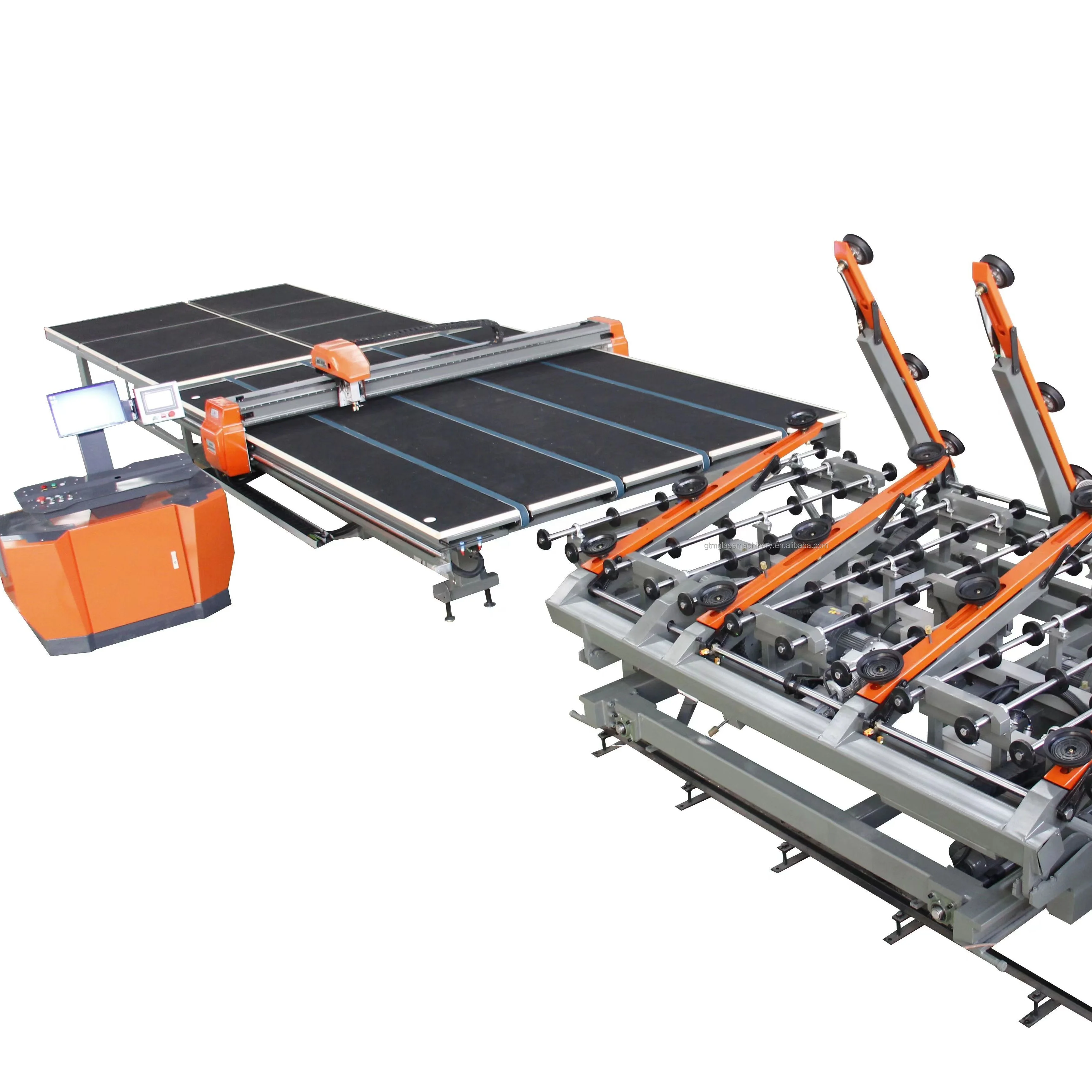 Automatic CNC Glass Cutting Production Line Used for Tempered Glass