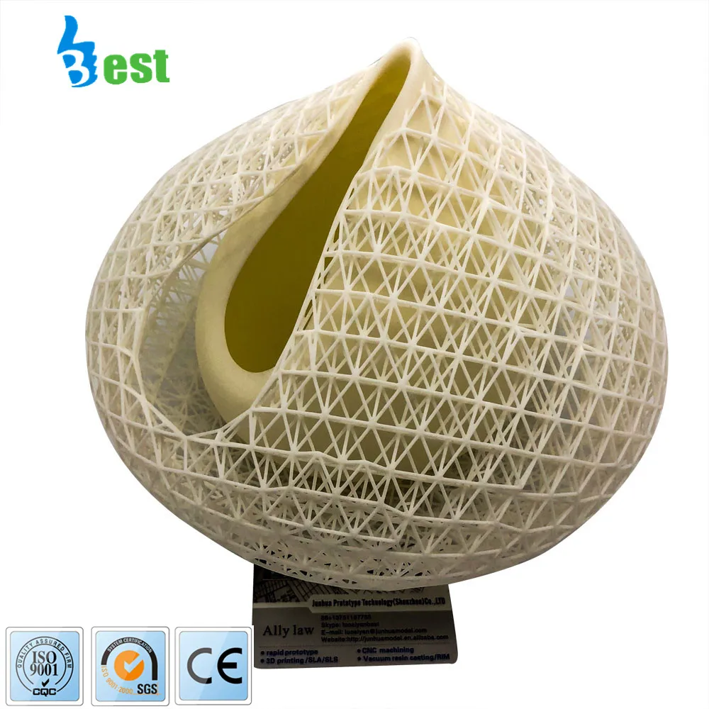 Nylon PA12 Plastic Big Size Machining Parts Rapid Prototyping 3D Printing