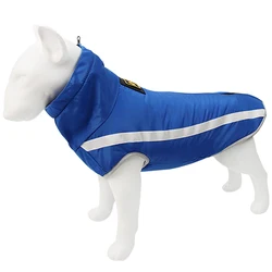 Customized logo Pet Supplies big dog coat winter pet clothes custom designer reflective battery heated pet coat