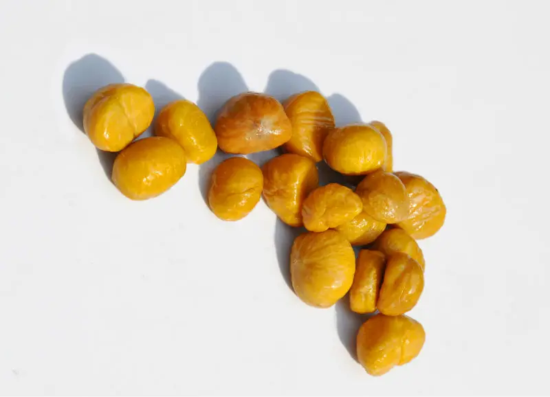 Tangshan закуска сладкие нежирные очищенные каштановые