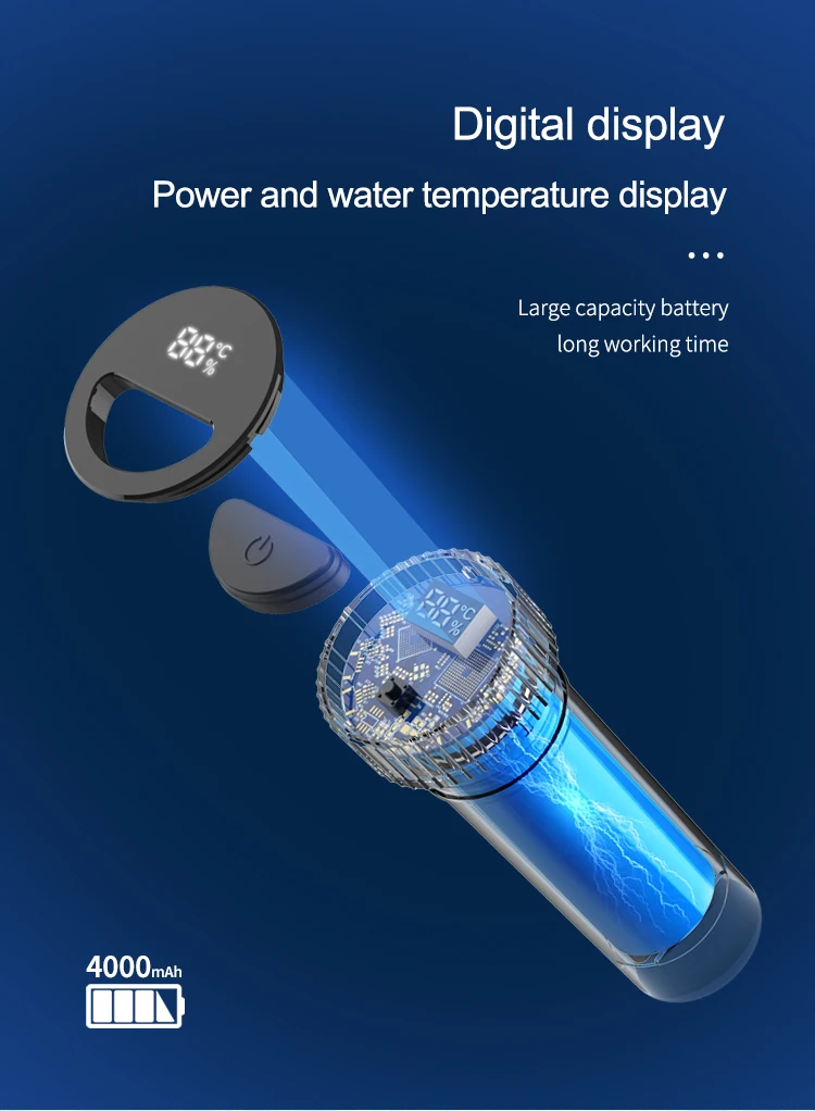 Outdoor Camping Shower New Arrival Portable Brushless Camp Shower with battery level display for bathing