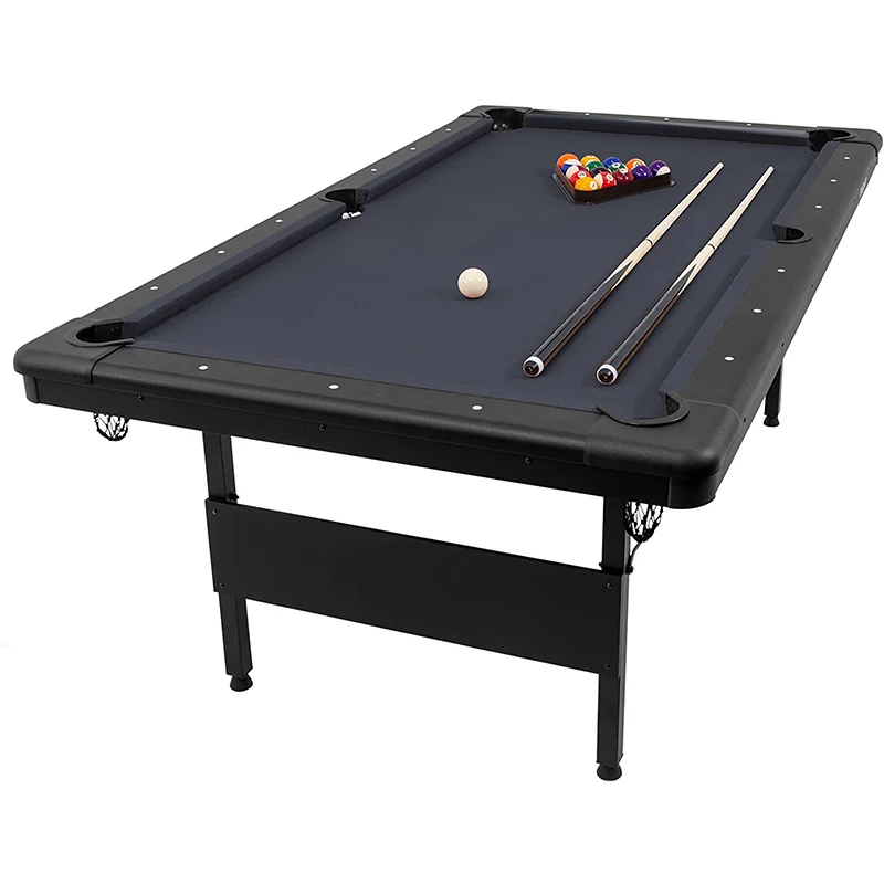 Guanque Wholesale Custom No need assembly Easy Folding 6ft 7ft Game Pool Table Billiard Table