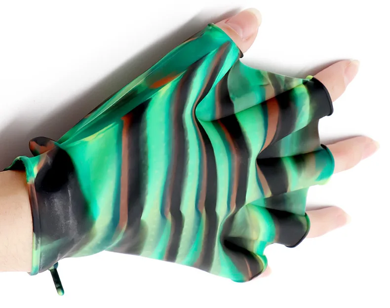 2022 New Helping Upper Body Resistance Aquatic Gloves Well Stitching Webbed Swim Gloves