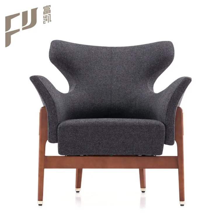restaurant hotel room lounge sofa chairs wood frame