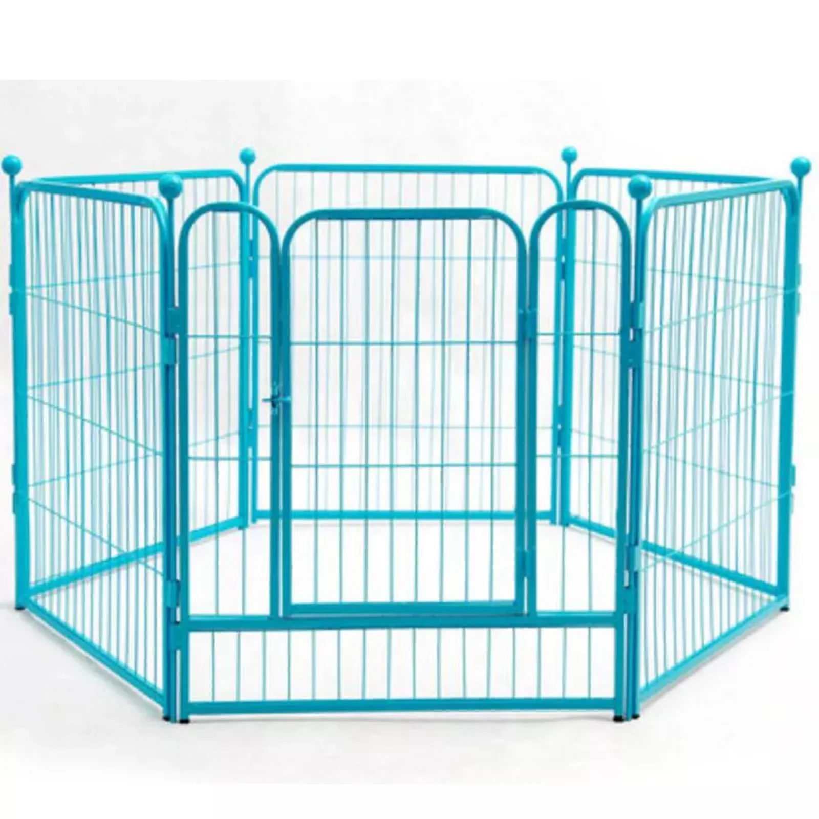 New 8 Panel 80*80cm Heavy duty Metal Tube crate fence pet kennel playpen dog pen fence panels