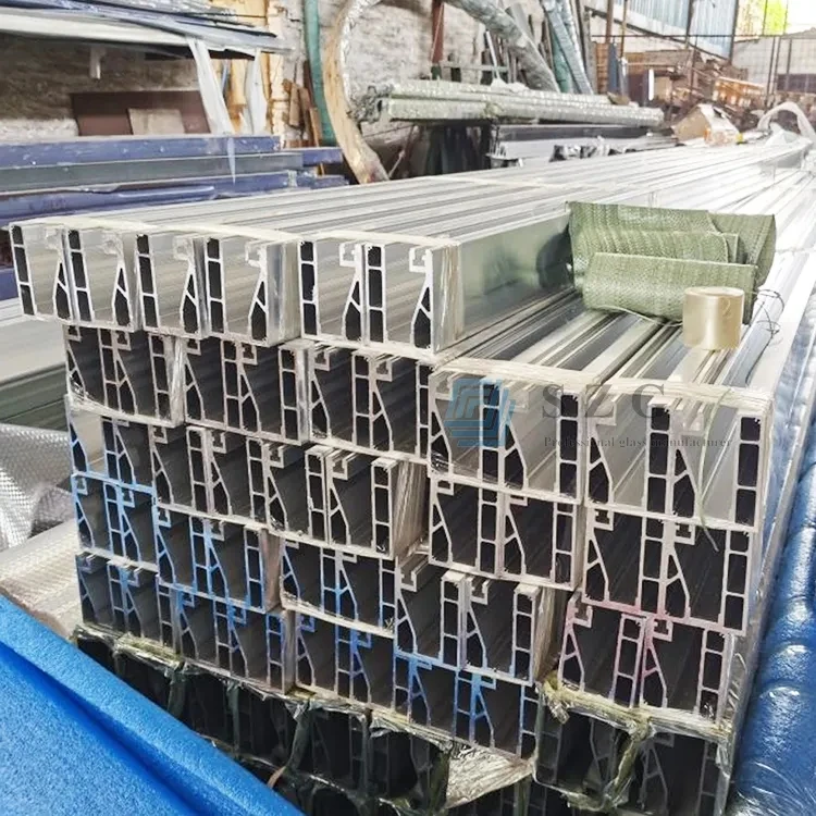 SZG Building Aluminium U Channel Glass Balustrade RGB Led Stair Railing Base Shoe Profiles