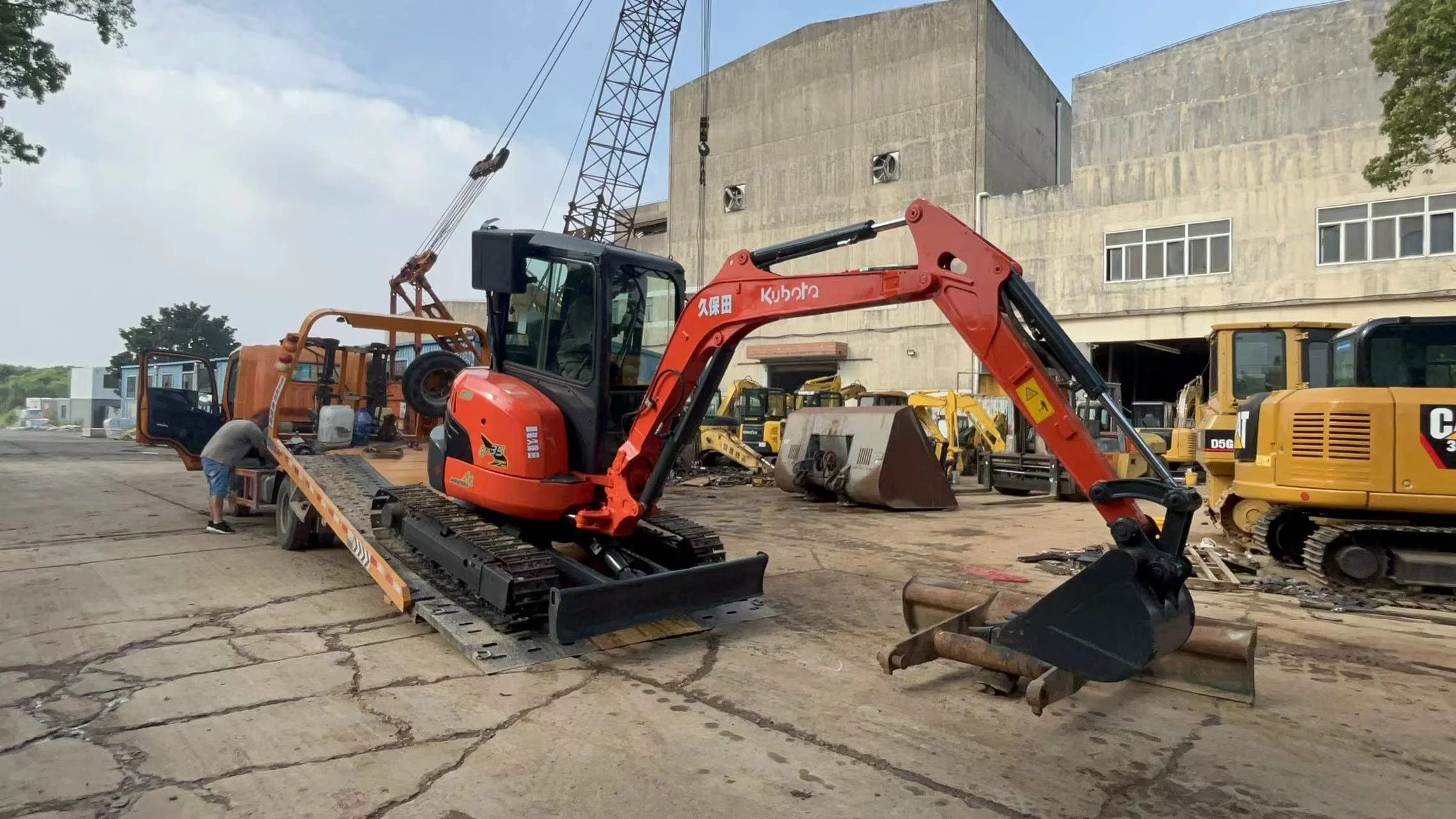 Perfectly protected used original Kubota U35 excavator mini excavator for sale U15/U20