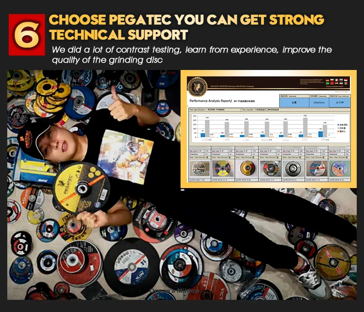 PEGASTAR 4.5inch 115mm double tuck point diamond saw blade for concrete