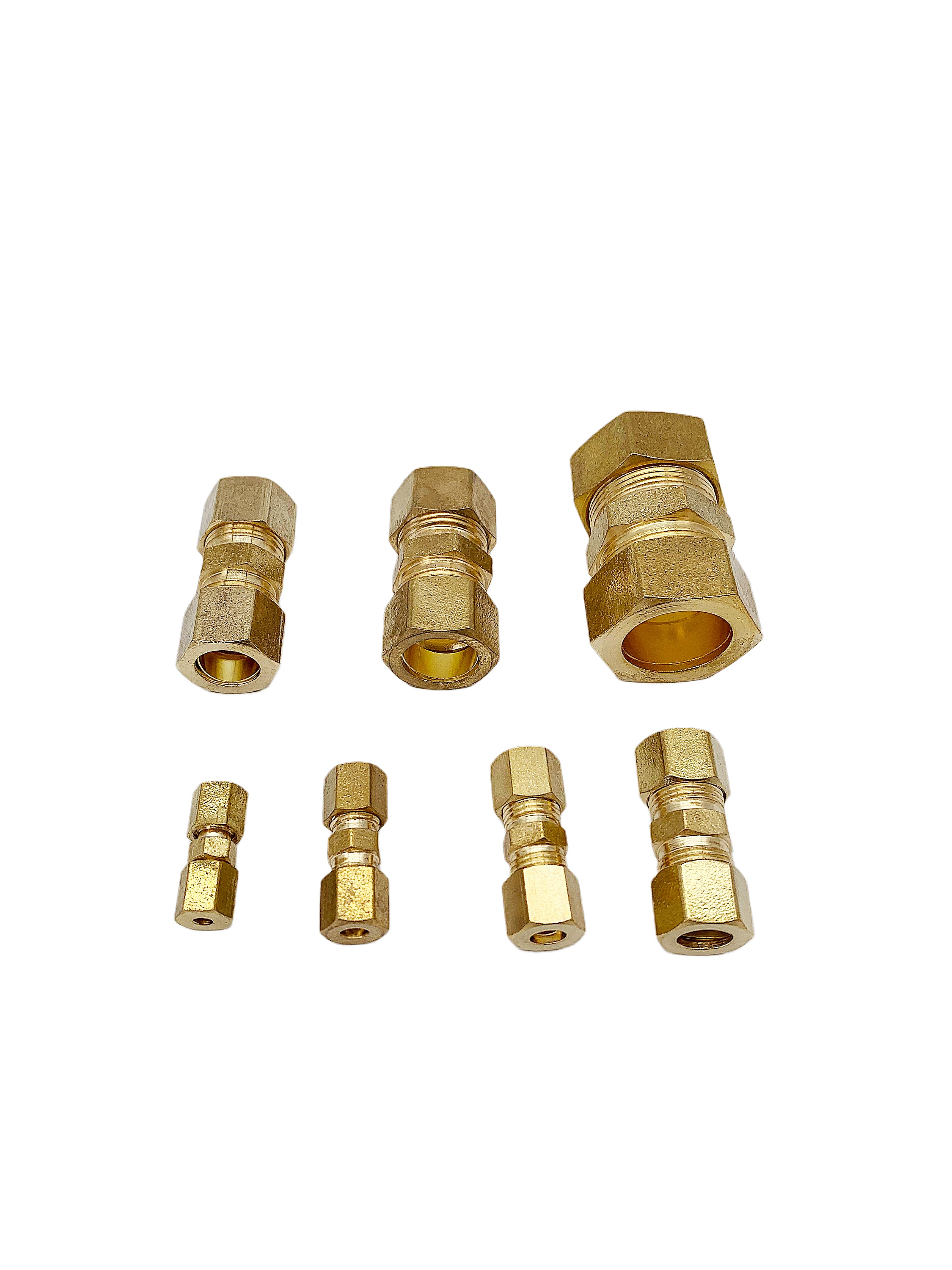 Compression Union Without Nut Easy Connect Union 3/4 Brass Compression Union 1/2 Brass Tube Fitting