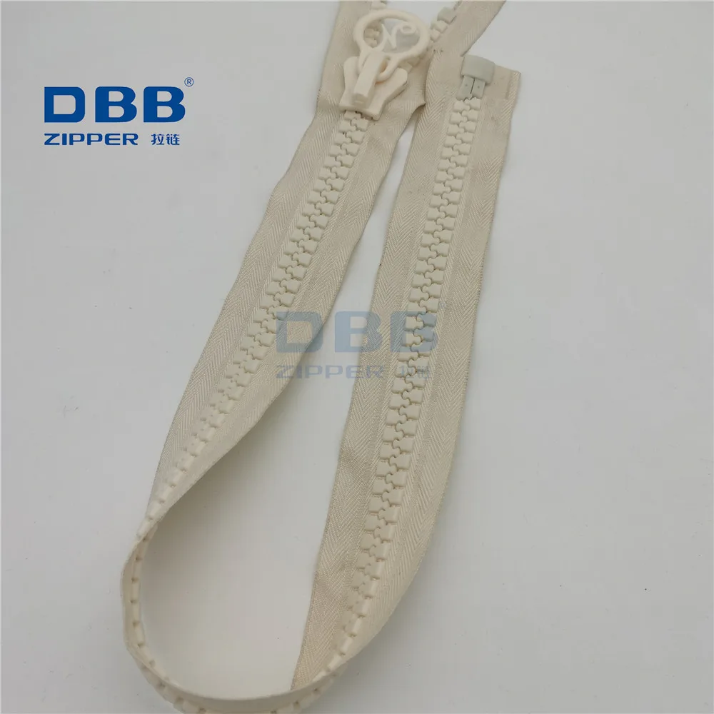 
8#10#20 wholesale custom colorful big large polyester zipper plastic resin open end zipper for tent tarpaulin 