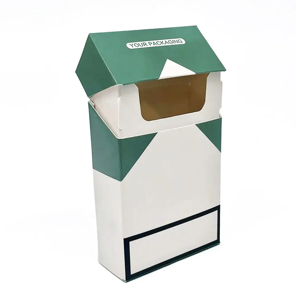 Empty Cigarette Packs Boxes Smoke Cigars Box Cartridge Packaging Cigarettes Carton Tobacco Empty Cigarette Box Custom Paper B1
