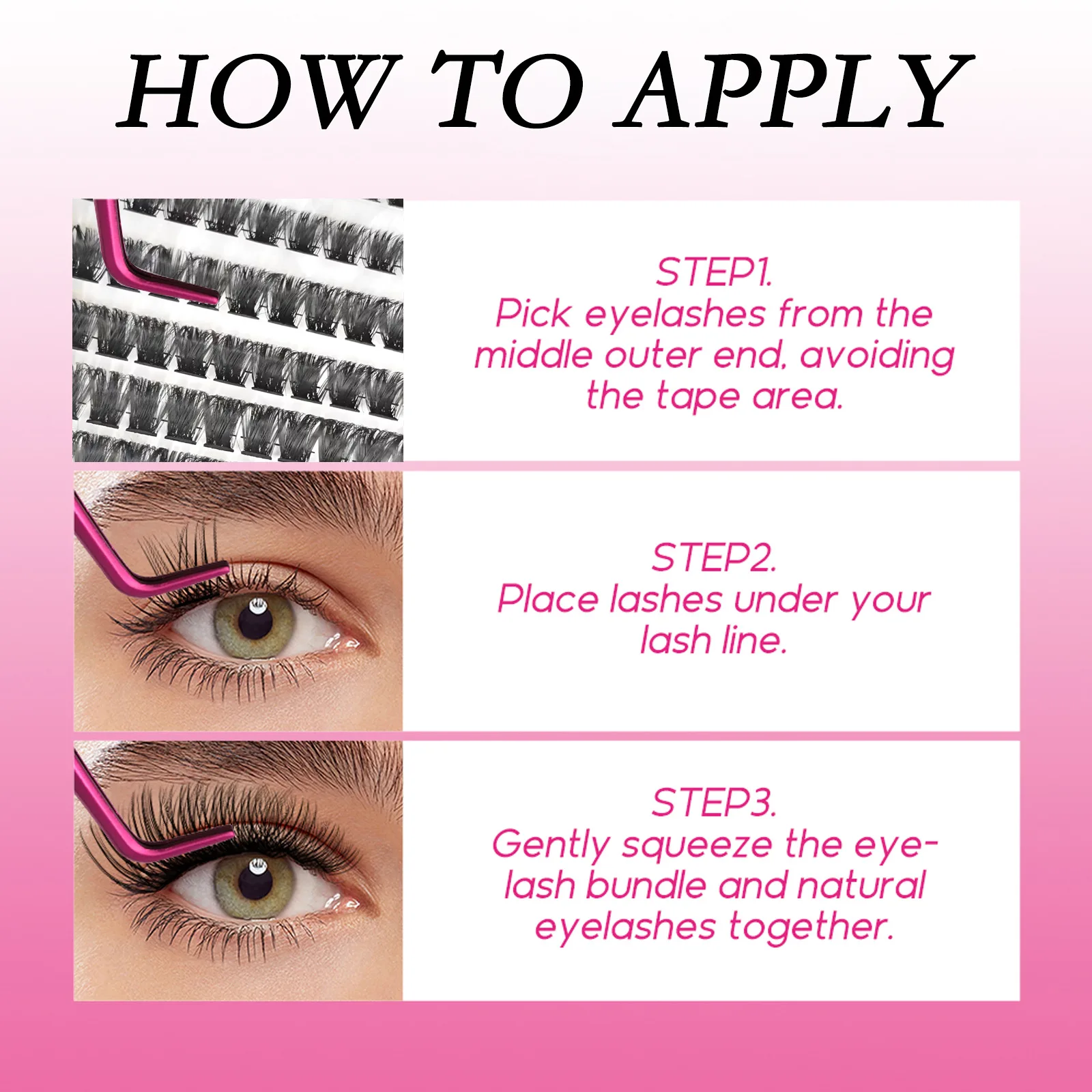 2024 hot sell natural soft C curl 10-16mm mixing length vegan cruelty free custom logo available DIY cluster lashes