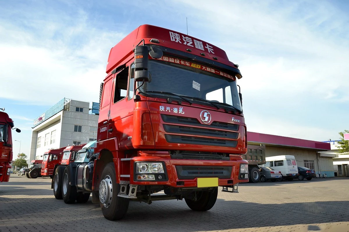 Buying 6x4 high roof 3 seats sleeper cab diesel 375hp euro 4 engine manual gearbox transportation tractor trailer trucks