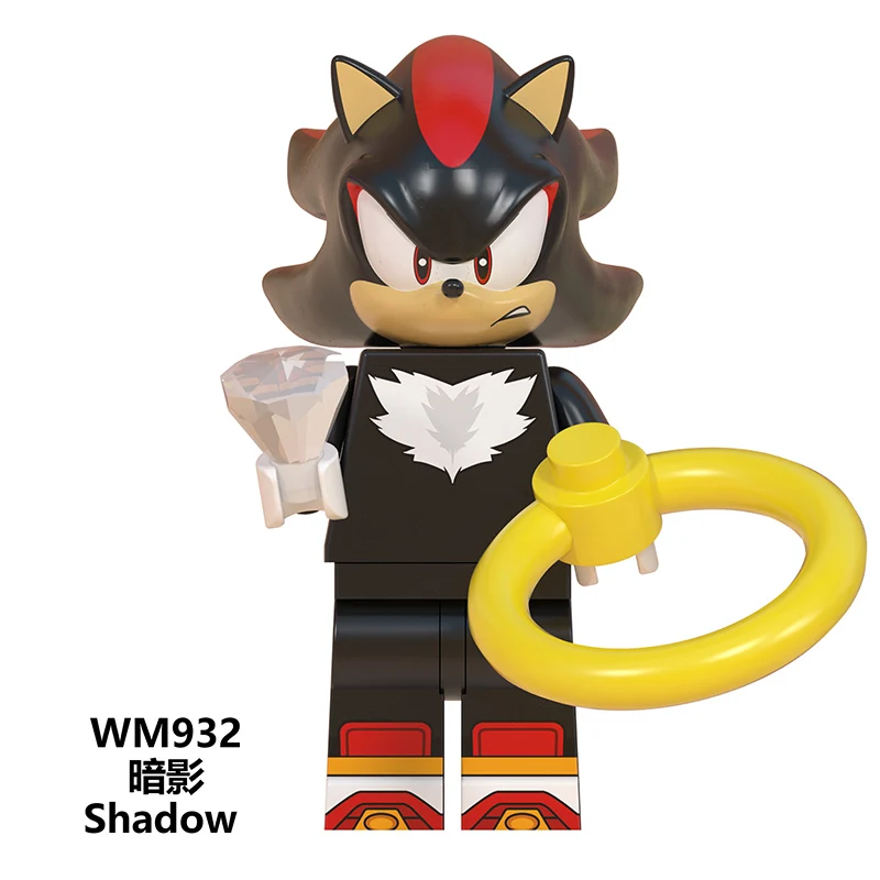 WM6086 Новинка Sonic Минни Микки Роза тень мини Экшн-фигурка строительные блоки фигурки подарок для детей