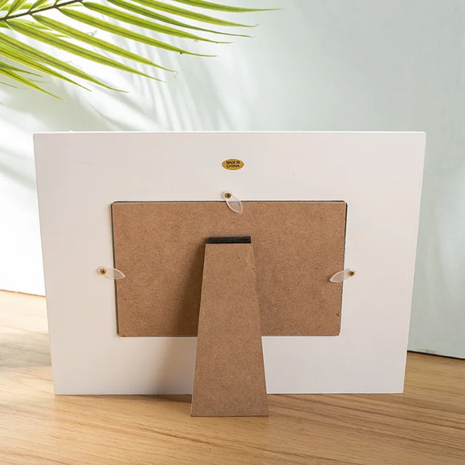 Custom logo tourist souvenir ocean beach design shell wood photo frame