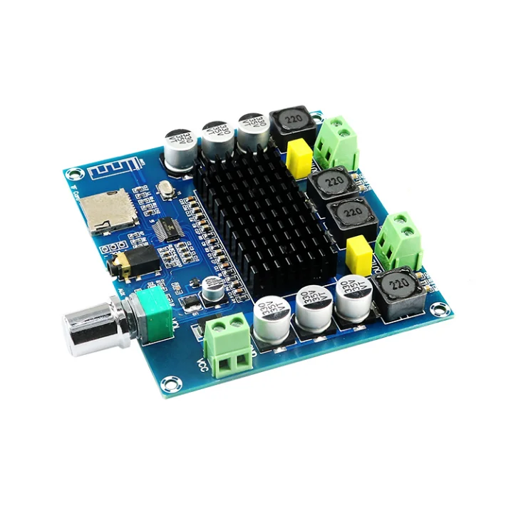 XH-A105 BT 5 0 TDA7498 цифровой усилитель доска 2x100 Вт динамик стерео аудио модуль усилителя Поддержка TF AUX