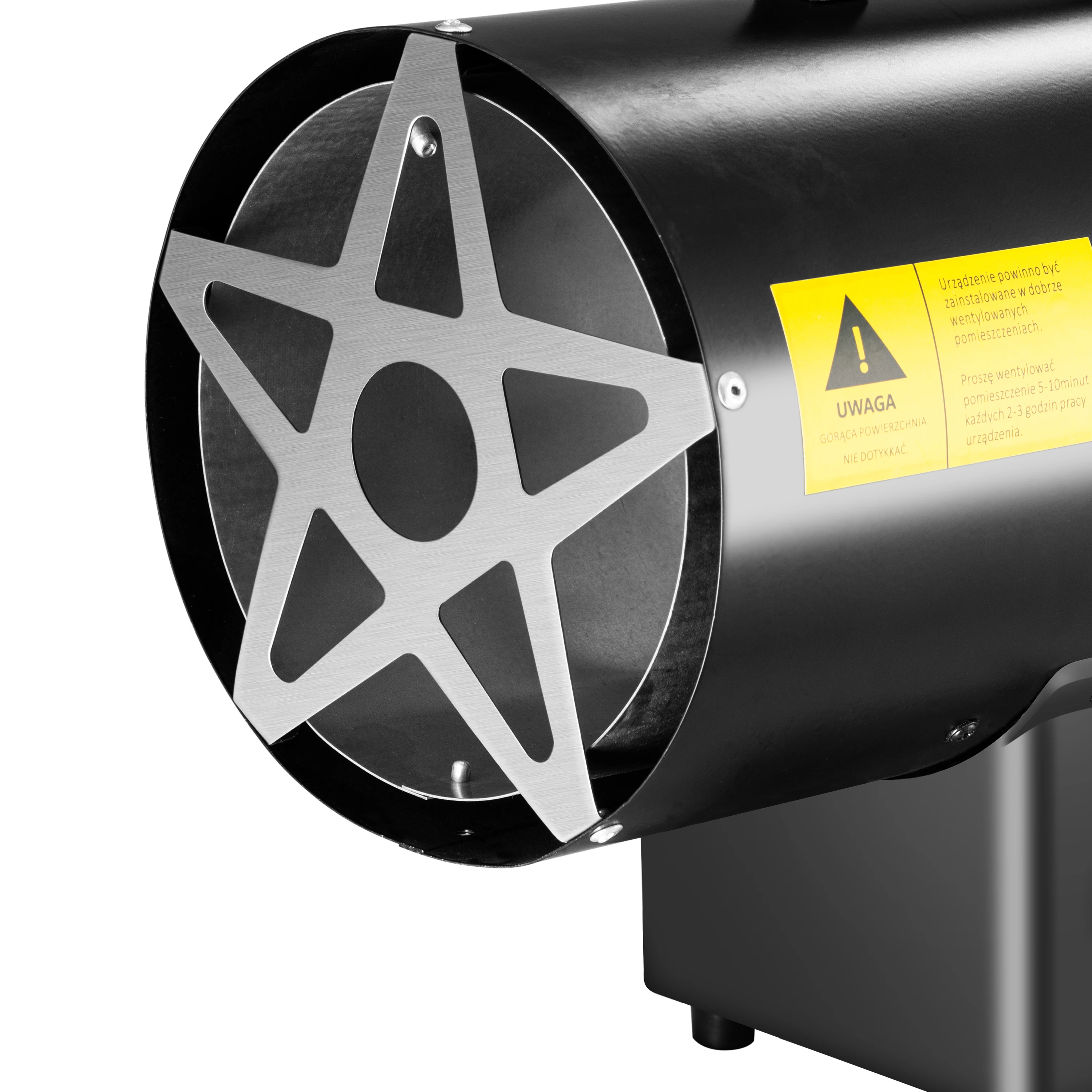 15 kW Gas Heater for gas bottle Gas pressure regulator for construction sites ventilated storage rooms garages