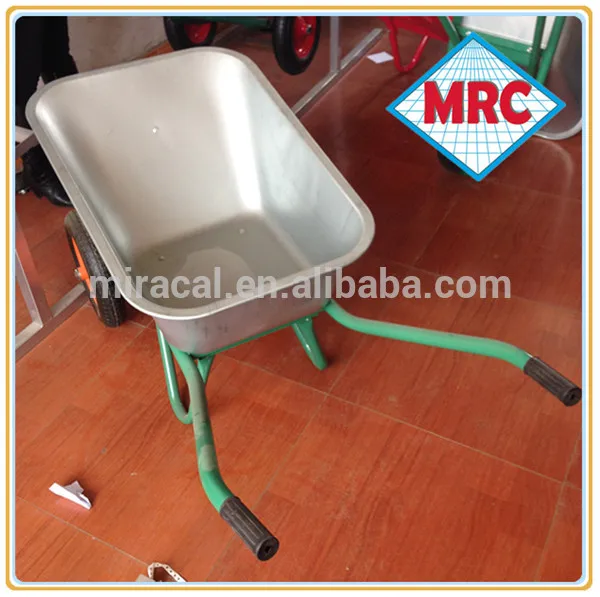 WB6430 Good Price High Quality Twin / Two Wheel Wheelbarrow For Sale