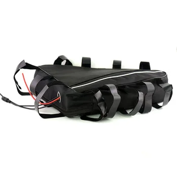 Треугольная батарея 72 в 3000 Вт 20 Ач, литиевая батарея, аккумулятор для электрического велосипеда с зарядным устройством + сумка