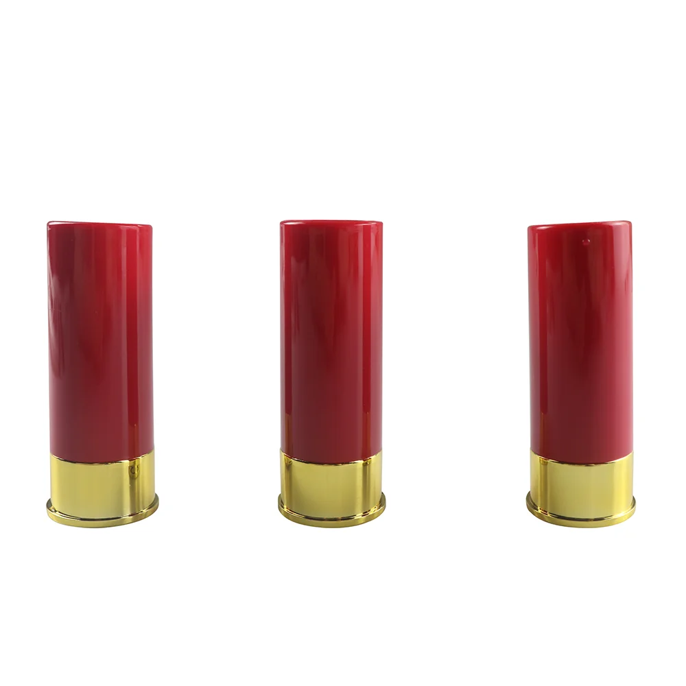 12 Gauge custom cheap Wholesale Mini Liquor shell Shot Bullet Glass Cup